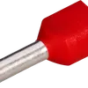 Embout de câble jumelé isolé 2×1mm²/8mm rouge 