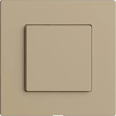 Kit recouvrement pour interrupteur 1c/1t Edue Wiser sand 