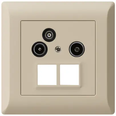 Prise d'antenne ENC R/TV/données HMS kallysto.line 19dB beige 