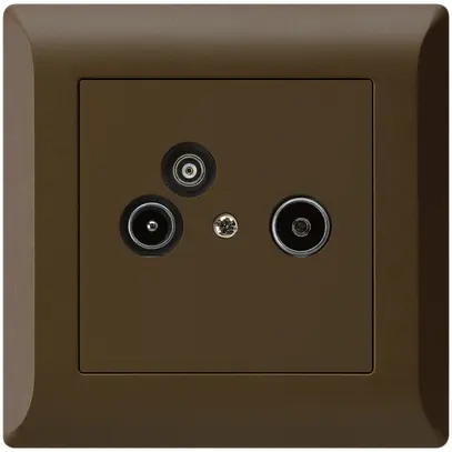 Presa antenna INC R/TV/dati kallysto.line 2GHz 10.5db marrone 