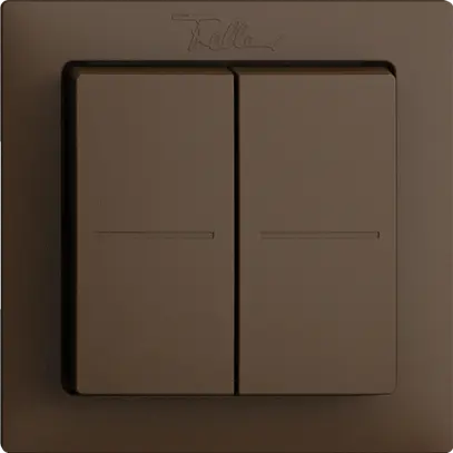 Pulsante RF Smart Light Control Feller EDIZIOdue F, Philips Hue 4K/2T, coffee 