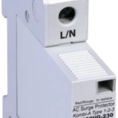 Parafulmine DS 130VGS-230, tipo 1+2+3, 1-poli 