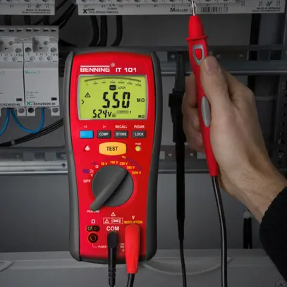 Indicateur numérique d'isolation Benning IT 101 600VUC 200mA 0.05MΩ…20000MΩ 