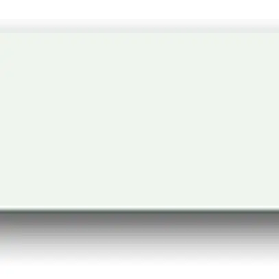 Listello di chiusura ABB priOn sopra vetro bianco 