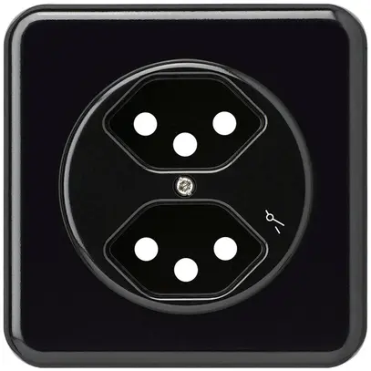 Kit frontal ENC basico 2×type 13/1 86×86mm noir avec sécurité enfants 