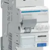 FI/LS-Schalter Hager RCBO QC 2P 230V Char.C 6A 0.03A Typ A 6kA 2TE 