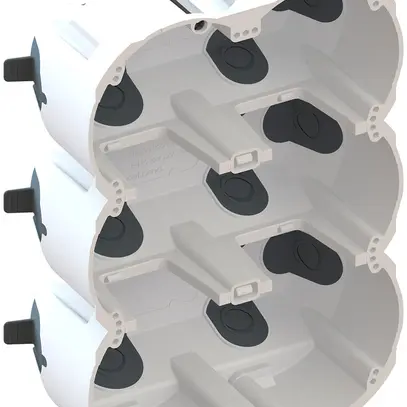 Scatola per parete cava AGRO Quickbox ECON Pro, 3×2 Ø83mm ermetico bianco 