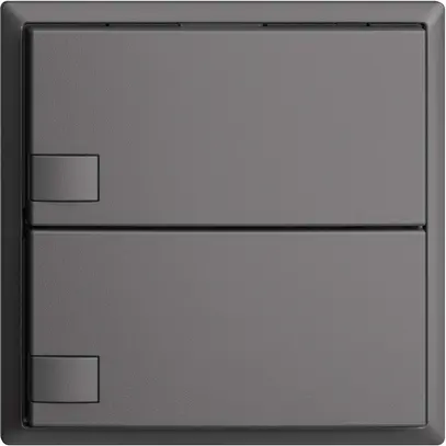 Pulsante KNX RGB EDUE, 250mW, s.LED, 2×pulsante, com.1×tasto, grs 