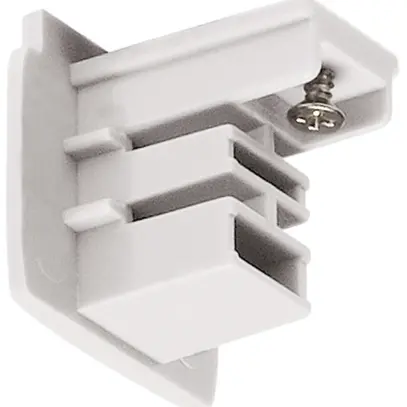 Bouchon de fermeture SLV pour rail conducteur AP S-TRACK 3-phases blanc sign. 