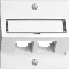 Montageset S-One EDIZIOdue F für 2×RJ45 schräg, weiss 