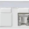 Presa FLF Hager cat.6 1RJ45/s bianco 