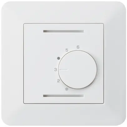 Termostato ambiente INC kallysto.trend bianco senza interruttore 
