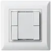 Pulsante universale INC 4×kallysto.line senza LED bianco 