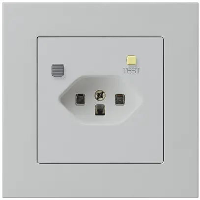 Presa INC KPR T23 FI 30mA grigio chiaro 