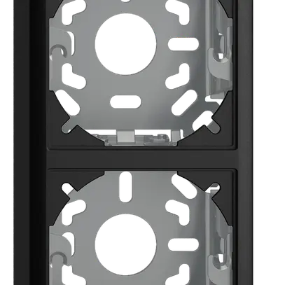 AP-Kopfzeile EDIZIOdue 2×1 FX39 schwarz 
