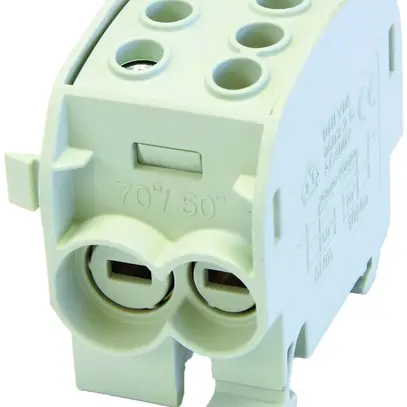 Blocco ripartizione tipo C 2×70/2×50mm² 160A CU grigio 
