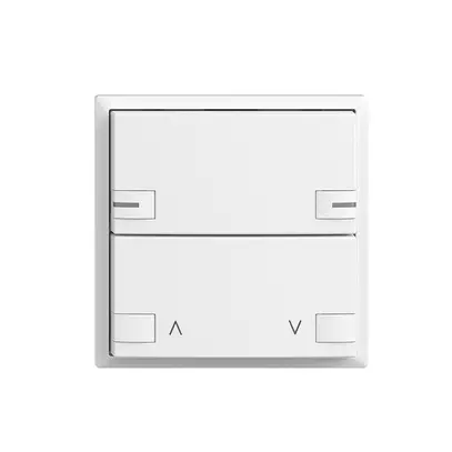 Placca frontale EDIZIOdue zepAIR motore 1C senza desig.c.LED bianco 