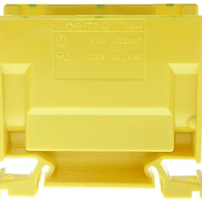 Borne de dérivation Woertz Ex 16…35mm² 125A 750V vis 2×1 rail DIN 35mm vt-jn 