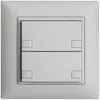 Poussoir ENC KNX 2× EDIZIOdue colore gris clair RGB sans LED 