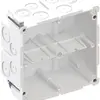 Scatola per parete cava AGRO 2×2 850°C con staffe, M20/25, bianco 