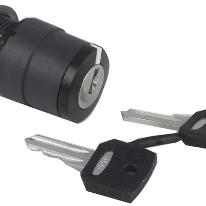 Manopola rotativa Schneider Electric a scatto sinistra+destra con chiave 