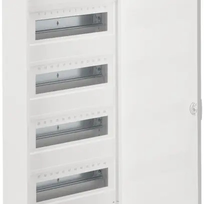 Coffret de distribution AP Hager volta 4 rangées porte IP30 305×640×96.5mm 