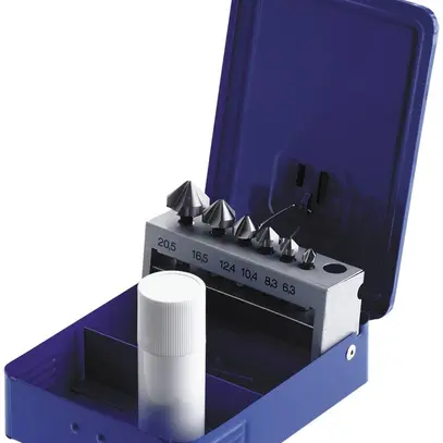 Gioco di punte per svasare HSS 6 pzz. 