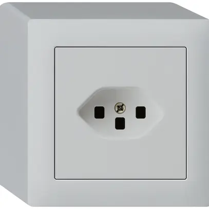 Presa AP kallysto T23 grigio chiaro con morsetti ad innesto 