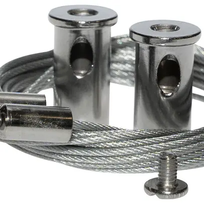 Sospensione a corda DOTLUX LIGHTBAR acciaio 1500mm kit di 2 pezzi 