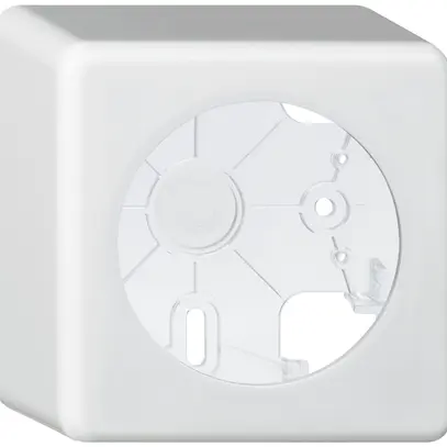 Scatola AP basico bianco h=54mm Ø58mm 