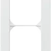Cadre de recouvrement ENC kallysto.pro 4×1 blanc 94×274mm 