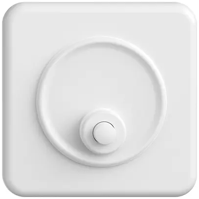 Poussoir de sonnerie ENC STANDARDdue SNAPFIX® 6A 250V bc 