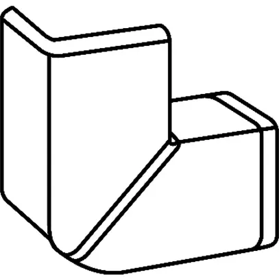 Angolo piatto Evolutive 35×105 bianco 