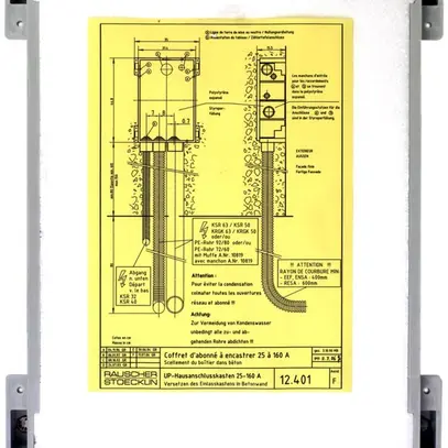 Scatola R&S a ENC 60/160/SMISSLINE 2×Ø 90/82 mm 
