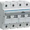Disgiuntore Hager MCB 4P 400V tipo C 125A 6UM 