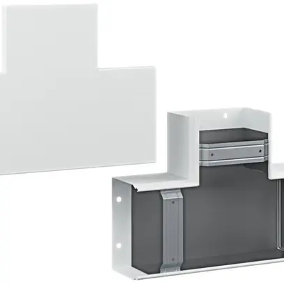 Raccord T tehalit FWK-Plus 100×150mm blanc trafic 