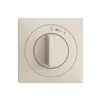 Kit frontale EDIZIOdue 0<-1 crema 60×60mm per pulsante girevole 