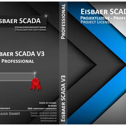 Licenza di software EisBär SCADA 3, "Professional", con dongle USB 
