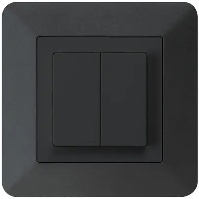 Interruttore INC kallysto.trend 1/3+3/1P nero 