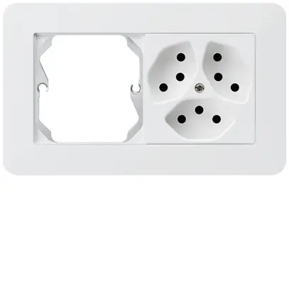 Combinazione INC kallysto.trend grd.I-I horizontale vuoto+3×tipo 13 bianco 