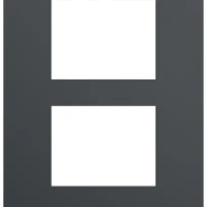 Abdeckrahmen Audio ABB-Welcome, für 1/2 (2 Module), Al anthrazit 