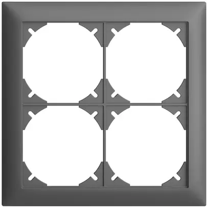 Telaio di copertura EDIZIOdue 2×2 grigio scuro 