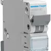 Disgiuntore Hager MCB quickconnect 1P 500V tipo B 10A Icn 6kA 1UM 