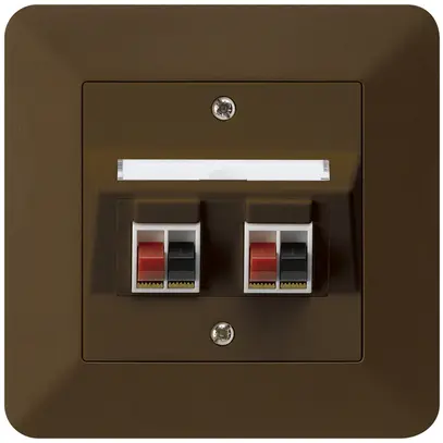 Presa INC audio kallysto.trend 2×marrone morsetto per 2 altoparlante 