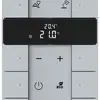 Module de commande ABB-free@home SBR-F-10.0.1, RTR 10 touches alu-argent 