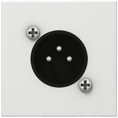 Prise INC XLR MOS blanc 3L mâle 