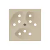 Placca frontale kallysto 3×T13 60×60mm beige per presa 3×T13 