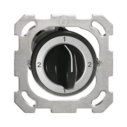 Interruttore rotativo INC FH 3/3P nero con manopola 