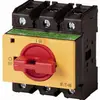 EB-Drehschalter EIN-AUS ETN, P3, 100A, 3P+N, NOT-AUS-Funktion, Knebel rot 