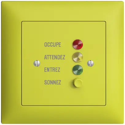 Station de porte ENC EDIZIOdue pour signaux d'appel, lemon 